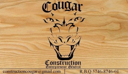 Cougar Construction - Entrepreneurs généraux