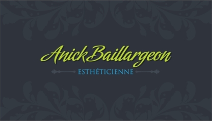 Anick Baillargeon Esthéticienne - Salons de coiffure et de beauté