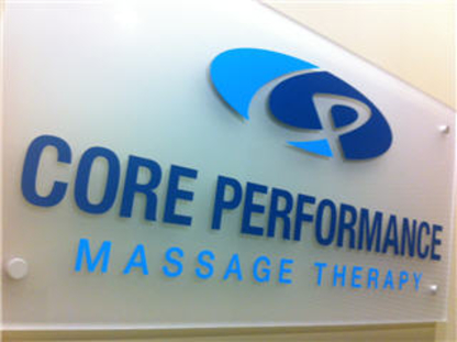 Core Performance Massage Therapy - Massothérapeutes enregistrés