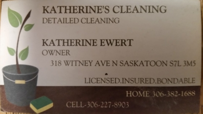 Katherine's Cleaning - Nettoyage résidentiel, commercial et industriel