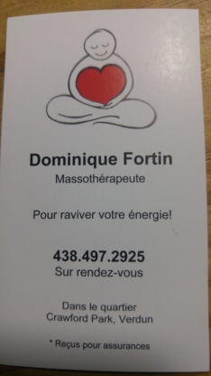 Massothérapie Dominique Fortin - Massothérapeutes