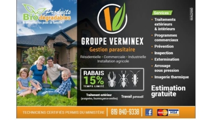 Groupe Verminex - Extermination et fumigation