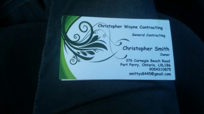 Christopher Wayne Contracting - Entrepreneurs en imperméabilisation