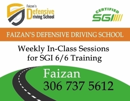 View Faizan's Defensive Driving School’s Regina profile