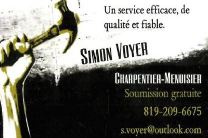 Simon Voyer Charpentier-Menuisier - Charpentiers et travaux de charpenterie