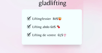 Gladlifting - Estheticians