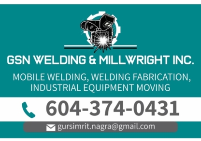 Voir le profil de gsn welding and millwright - Fort Langley