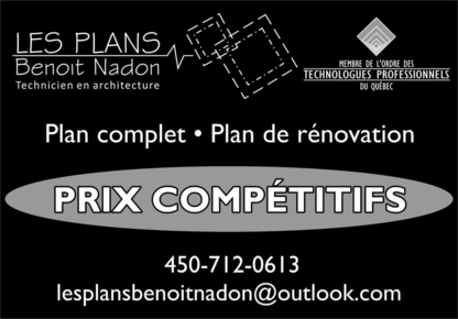 Les Plans Benoit Nadon - Architectural Technologists