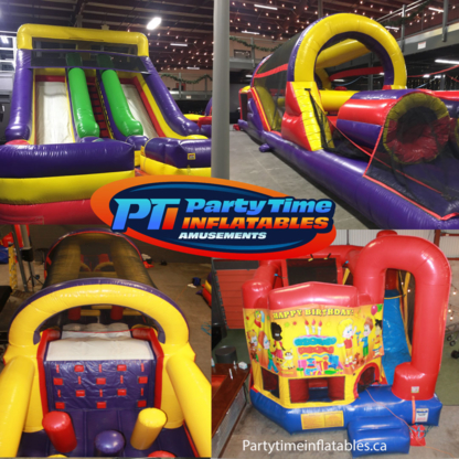 Partytime Inflatables Inc - Location de matériel et d'équipement de réceptions