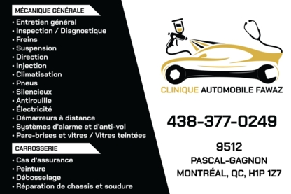 View Clinique Automobile Fawaz’s Sainte-Anne-des-Plaines profile