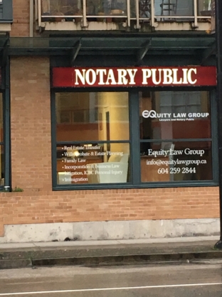 Equity Law Group - Notaires publics
