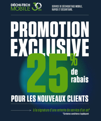 Déchi-Tech Mobile - Distribution Centres