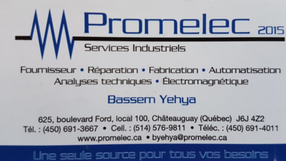 Promelec 2015 Inc - Hardware Manufacturers & Wholesalers