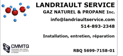 Landriault service gaz naturel et propane inc - Entretien et réparation d'appareils au gaz
