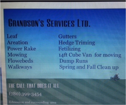 Grandson's Services Ltd - Paysagistes et aménagement extérieur