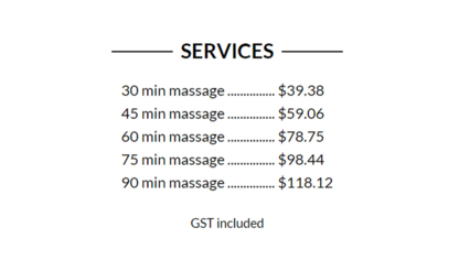 Core Massage Therapy - Massothérapeutes enregistrés