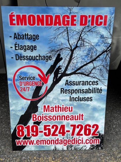 Émondage d'ici - Tree Service