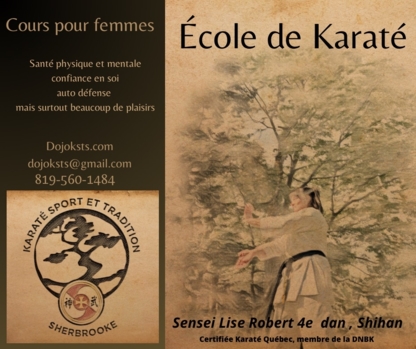 Karaté Sport et Tradition Sherbrooke - Écoles et cours d'arts martiaux et d'autodéfense