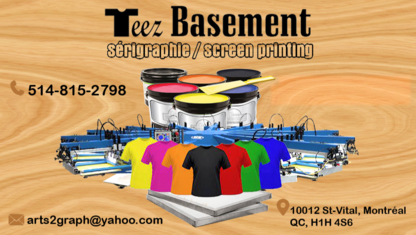 Sérigraphie Teez Basement - Screen Printing