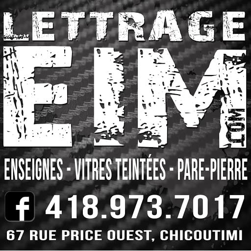 Lettrage EIM inc - Publicité extérieure