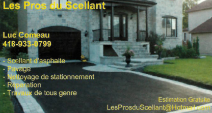 Luc Comeau Les Pros du Scellant - Produits d'asphalte