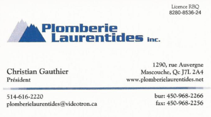 Plomberie Laurentides Inc - Plombiers et entrepreneurs en plomberie