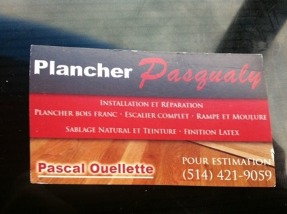 Plancher Pasqualy - Flooring Materials