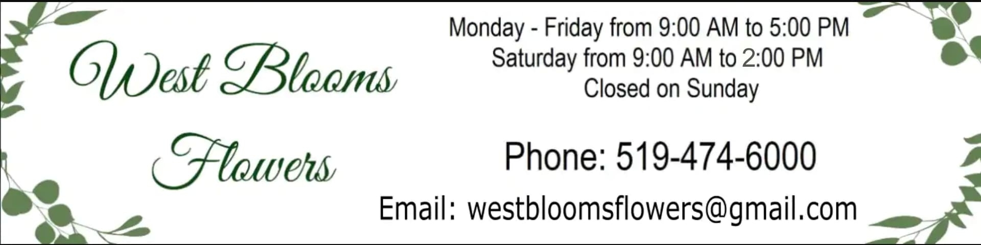 West Blooms Flowers LTD - Fleuristes et magasins de fleurs