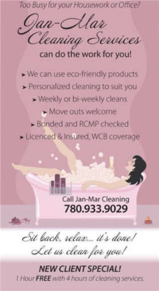 Jan - Mar Cleaning Services - Commercial, Industrial & Residential Cleaning