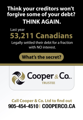 Cooper & Co Ltd Licensed Insolvency Trustee - Conseillers en crédit