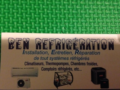 Ben Réfrigération - Refrigeration Contractors