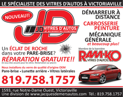 JD Vitres D'autos - Window Repair