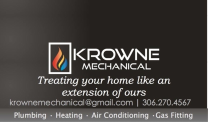 Krowne Mechanical Ltd - Plombiers et entrepreneurs en plomberie