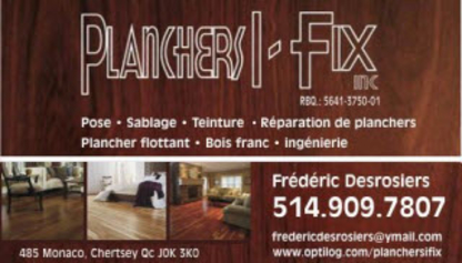 Planchers I Fix Inc - Pose et sablage de planchers