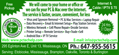 PC Tech Help - Wireless & Cell Phone Services