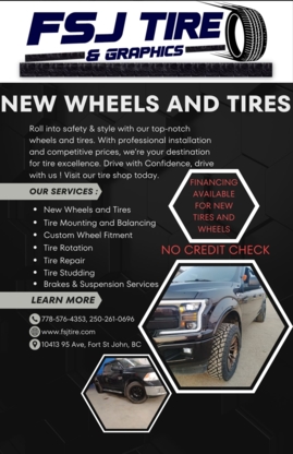 Fsj Tire And Graphics - Magasins de pneus