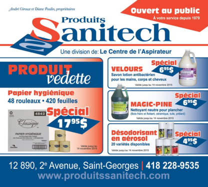 Produits Sanitech - Sanitary Products