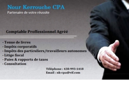 Nour Kerrouche CPA - Services de comptabilité