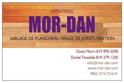 Entreprises MOR-DAN Inc - Pose et sablage de planchers