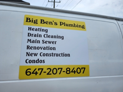 Big Ben's Plumbing - Plombiers et entrepreneurs en plomberie