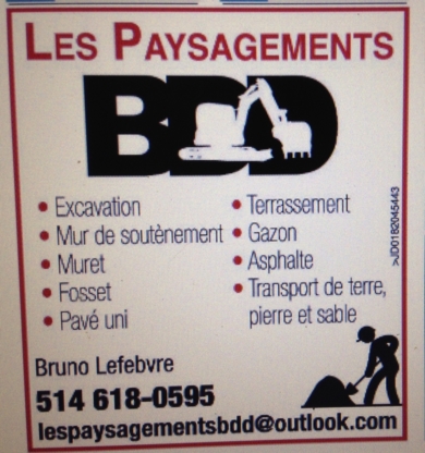 Les Paysagement BDD - Landscape Contractors & Designers