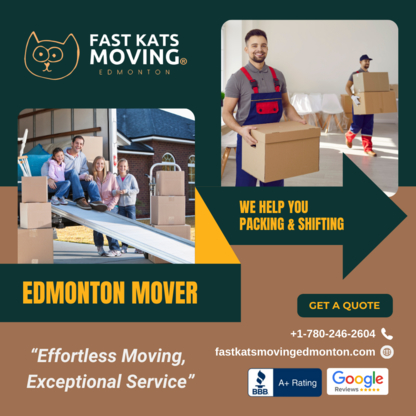 Fast Kats Moving Edmonton - Moving Services & Storage Facilities