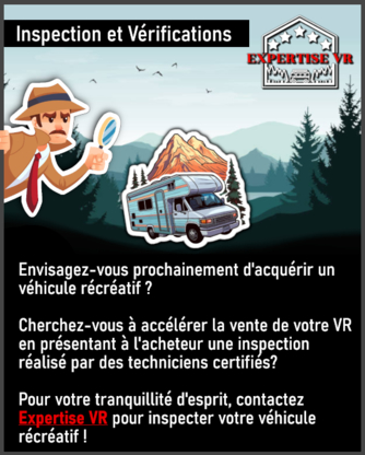 Expertise VR - Entretien et réparation de véhicules récréatifs