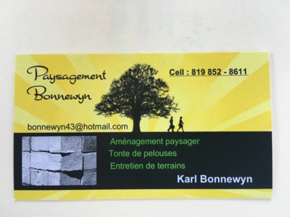 Paysagement Bonnewyn - Lawn Maintenance