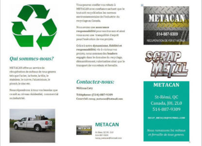Metacan - Ferraille et recyclage de métaux