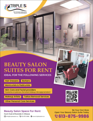 Triple S Studio Salon Suites Inc - Hairdressers & Beauty Salons