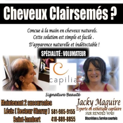 Capilia Lévis - Jacky Maguire - Wigs & Hairpieces