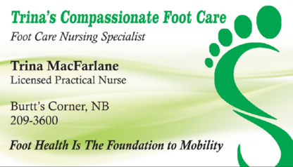 Trina's Compassionate Footcare - Foot Care