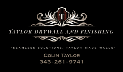 TAYLOR Drywall And Finishing - Entrepreneurs de murs préfabriqués