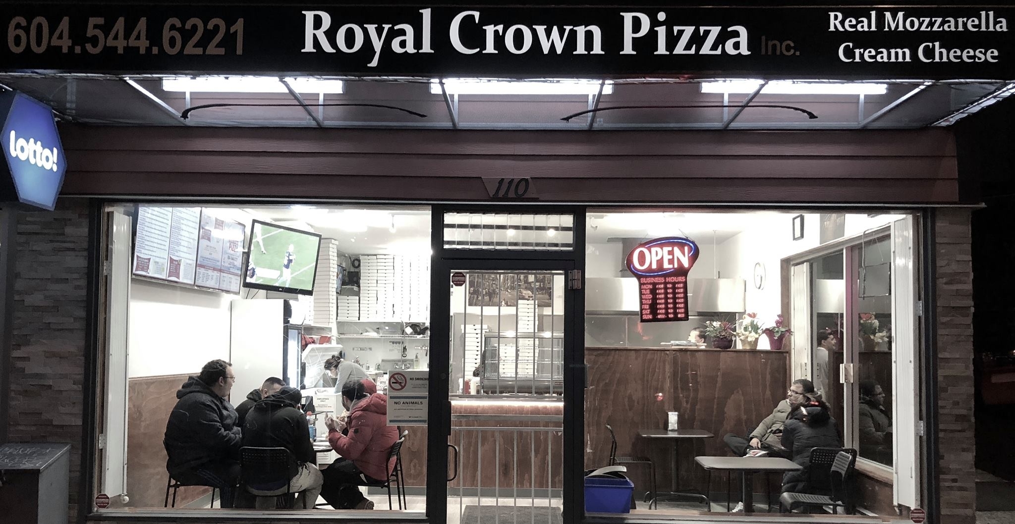 Royal Crown Pizza Opening Hours 401 Eighth St, New Westminster, BC